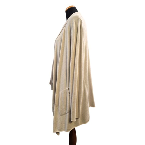 Barefoot Dreams Cozy Chic Ultra Lite Oatmeal Cardigan Size L/XL - Picture 5 of 8